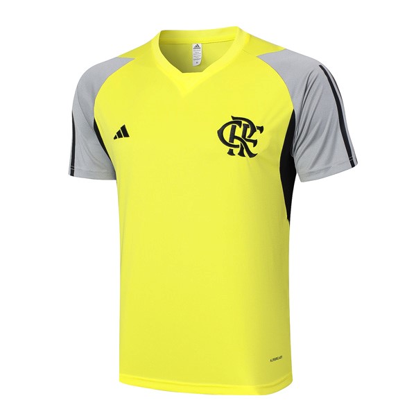 Camiseta Entrenamiento Flamengo 2024-2025 Amarillo Gris